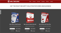Desktop Screenshot of maxsecureantivirus.com